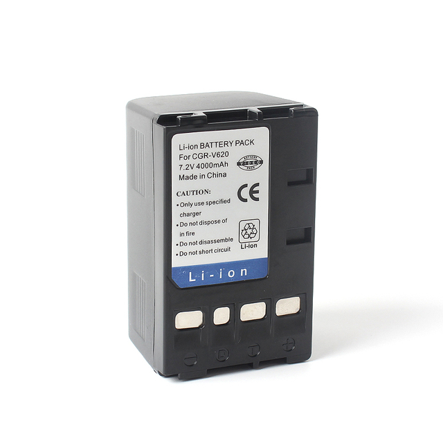 4000mAh CGR-V620 Replacement Lithium-ion Battery Pack Compatible with Panasonic NV Series Cameras