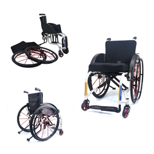 Nueva Silla de Ruedas Deportiva de Fibra de Carbono con Rueda Grande de Liberación Rápida para TLS725LQ, Ancho de Asiento de 41 cm, Suministros para Terapia de Rehabilitación - Product Image 1