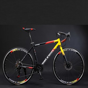 จักรยานกีฬาสำหรับผู้ชายโครงเหล็กคาร์บอนสูงจักรยานแข่ง700C - Product Image 1