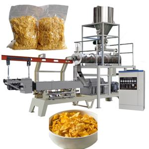 Nueva Máquina para Hacer Hojuelas de Maíz de Doble Tornillo con Motor, Línea de Producción Automática de Alta Eficiencia para Cereales de Desayuno y Snacks Inflados - Product Image 5