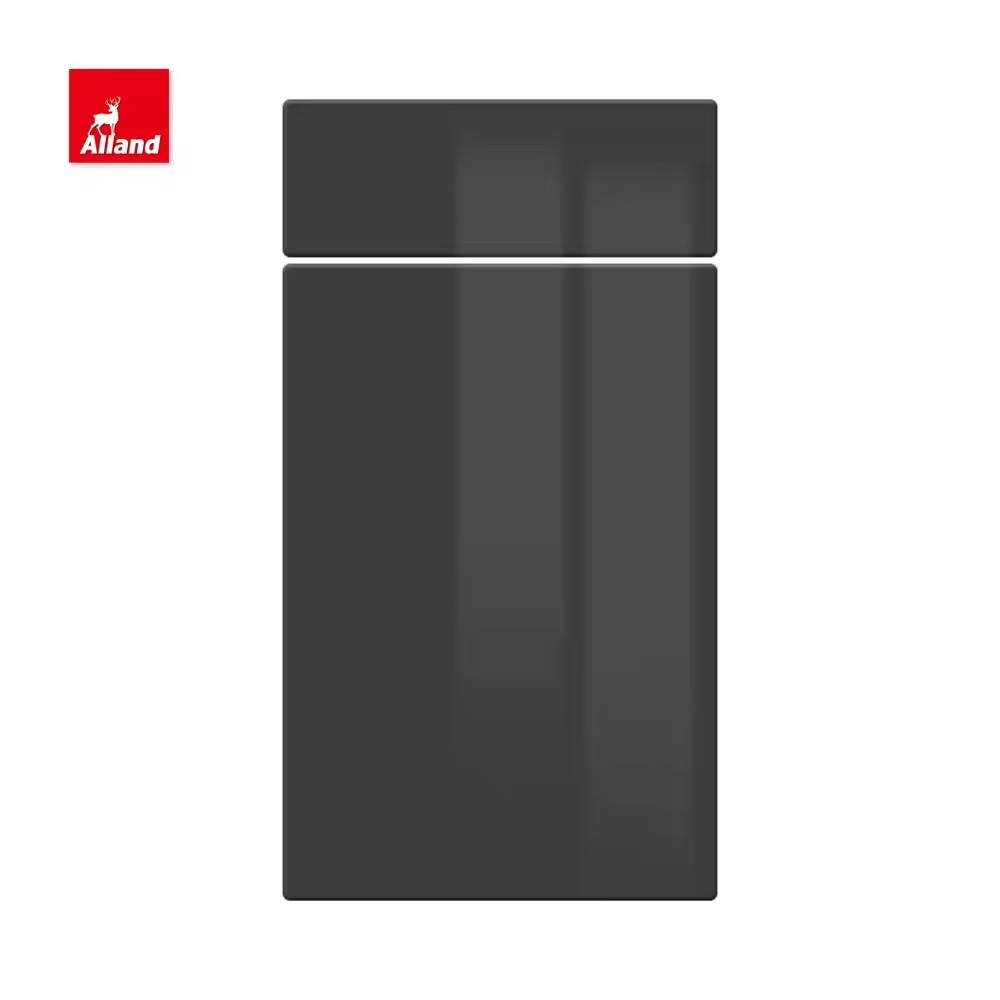 High gloss dark grey