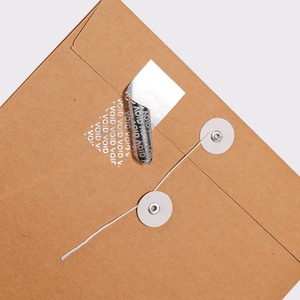 Étiquette de sécurité autocollante anti-effraction VOID personnalisée couleur argent, format rouleau 45x15mm, pour garantie - Product Image 4