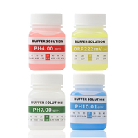 Kit de Calibración de pH de Alta Precisión de 50 ml (4.00/7.00/10.01) con Solución Estándar ORP de 222 mV, Líquido de Almacenamiento para Electrodo KCL