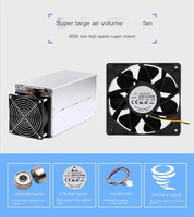 Nouveau ventilateur axial haute température 12038 12cm DC 12V 2.3A avec roulement à billes et pales en plastique D12BM-12D