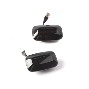 Autodragons Luces LED de posición laterales ahumadas para Cruiser Series 70 80 100, luces LED dinámicas de guardabarros, intermitentes laterales, repetidor de señal lateral - Product Image 1