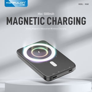 ผลิตภัณฑ์มาแรงปี 2024 แบตสำรองขนาดเล็ก 5000mah แบบแม่เหล็ก รองรับการชาร์จไร้สาย Pd15w Max Type-C สำหรับ <span class=keywords><strong>iPhone</strong></span> - Product Image 4