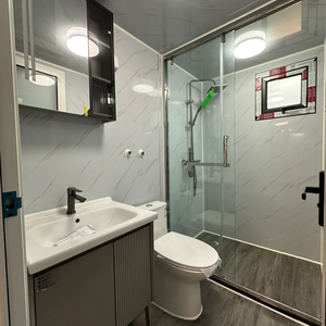 Lusso 40ft 30ft 20ft espandibile contenitore casa con bagno <span class=keywords><strong>nero</strong></span> e <span class=keywords><strong>soggiorno</strong></span> pieghevole Design prefabbricato per uso domestico - Product Image 5