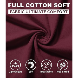 Paquete de 3 Camisetas Básicas de Cuello Redondo para Hombre, Camisetas de Algodón Premium al por Mayor OEM - Product Image 5