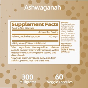Nuevo Suplemento de Ashwagandha para Adultos, Mejora la Calidad del Sueño, Cápsulas de Ashwagandha - Product Image 3