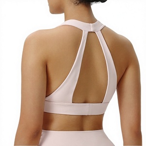 Sujetador deportivo de alto soporte para mujer al por mayor, transpirable, con cuello en V, para gimnasio, yoga, entrenamiento, ropa deportiva, fabricante OEM personalizado - Product Image 3
