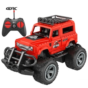 Voiture <span class=keywords><strong>RC</strong></span> miniature 4DRC 1:32, 4 canaux, électrique, tout-terrain, pour enfants, jouet, modèle de voiture de course télécommandée 27Mhz avec lumières - Product Image 1