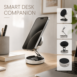 <span class=keywords><strong>Support</strong></span> de téléphone magnétique pliable en alliage pour <span class=keywords><strong>voiture</strong></span>, <span class=keywords><strong>support</strong></span> magnétique rotatif pour tableau de bord pour la navigation GPS des smartphones pendant la conduite - Product Image 3