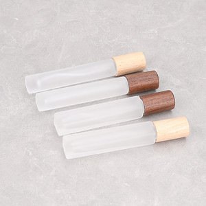 <span class=keywords><strong>10ml</strong></span> cao cấp nước hoa xịt chai óc chó sồi Bìa Matte xi lanh du lịch lọ rỗng Frosted Glass bơm phun chai - Product Image 4