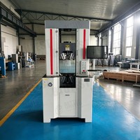 Máquina de Ensayo Universal Servo-Hidráulica Automática con 1 Año de Garantía, Equipo de Ensayo de Tracción ASTM, Compresión Plana, 220V, Uso en Laboratorio