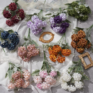 Bouquets de fleurs artificielles Yixuan, fleurs en soie, décorations de mariage, moulage par injection, décoration intérieure - Product Image 1