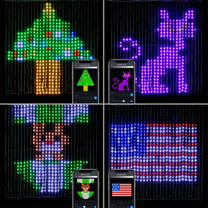 ไฟม่าน LED อัจฉริยะ ไฟประดับตกแต่งแบบสาย RGB สำหรับตกแต่งบ้าน ฉากหลังแบบไดนามิก แขวนได้ วันวาเลนไทน์ <span class=keywords><strong>14</strong></span> <span class=keywords><strong>กุมภาพันธ์</strong></span> 2026 - Product Image 5