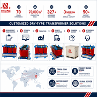 Transformador Eléctrico Trifásico Tipo Seco YIMENG S13 de 100 Kva, 1000 Kva, 10Kv, 400V, 50Hz, 60Hz, Reductor de Voltaje, con Certificación CE, en Venta