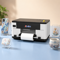 Imprimante d'autocollants UV DTF automatique avec 2 têtes d'impression F1080, encre UV pour les petites entreprises en démarrage
