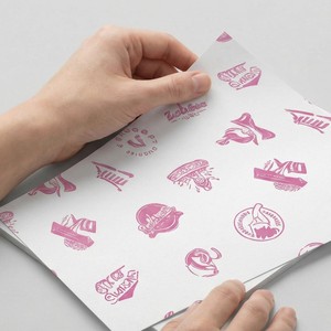 Hojas Planas Impresas para Forrar Bandejas de Hamburguesas en Cafeterías, con Revestimiento Antiadherente de Fácil Desmolde, Papel Encerado para Servicio de Alimentos Comercial - Product Image 1