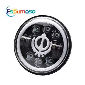 Faro Led redondo de 7 pulgadas para <span class=keywords><strong>Jeep</strong></span> Wrangler Jl, luz de 65W de la mejor calidad, precio barato, <span class=keywords><strong>2022</strong></span> <span class=keywords><strong>Patriot</strong></span>, novedad de <span class=keywords><strong>2022</strong></span> - Product Image 2