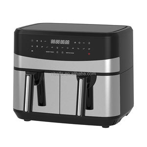 Aifa friggitrice a doppia aria con <span class=keywords><strong>2</strong></span> cestelli doppia friggitrice ad aria 9L 2400W a due Zone grande digitale friggitrice ad aria forno - Product Image 1