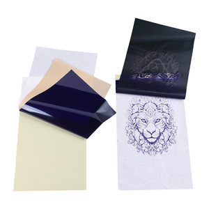 Yuanyun <b>Tattoo</b> Thermal Transfer <b>Paper</b> 21x35.7cm Four Panel Printing Carbon <b>Paper</b> For <b>Temporary</b> <b>Tattoos</b> - Product Image 1
