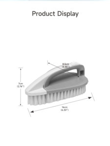 Realida Bodenbürste für den Täglichen Gebrauch, Kleidungsreinigungsbürste, Abnehmbare Doppelbürste für Küche und Schuhreinigung - Product Image 6