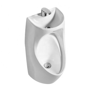 KHÁCH <span class=keywords><strong>S</strong></span>ẠN công cộng phòng tắm gốm treo tường nơi để tiểu WC cho nam giới nơi để tiểu với chậu rửa bồn rửa tự động cảm biến tap - Product Image 3