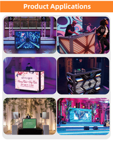 Cabina de DJ Plegable Personalizada con Pantalla LED, Sistema de Logotipo con Cambio de Color, Estructura de Aluminio para Eventos