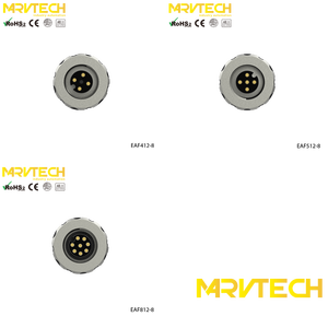 Conector de Campo Marvtech M12 de 4/5/8 Pines Hembra, Código A, para Automatización Industrial, Cajas de Sensores/Actuadores - Product Image 4