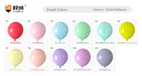 Ballons en latex pastel de haute qualité UN UW de 5, 10, 12, 18, 36 pouces, fabriqués par Haorun Factory, à prix avantageux, pour la décoration de fêtes, couleur macaron