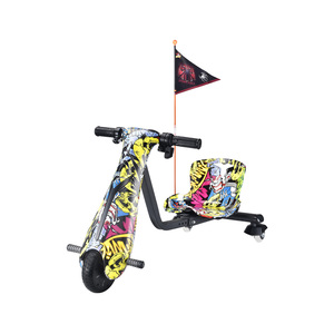 Tricycle électrique à dérive 250W Roue moteur de 8 pouces Haut-parleur Bluetooth Voiture à pédales pour enfants Jouet populaire <span class=keywords><strong>Scooter</strong></span> à dérive pour enfants - Product Image 6