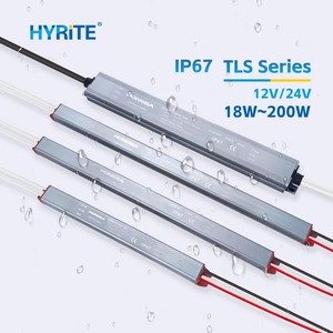Lámpara de Pared Súper Delgada IP67 para Exteriores, 12V 24V, Impermeable, Fuente de Alimentación LED de Aluminio Individual para Caja de Luz, Espejo de Baño - Product Image 1