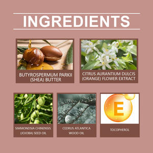 Crema hidratante de manteca de karité vegana orgánica natural OEM Crema Corporal orgánica para embarazadas 120g - Product Image 5