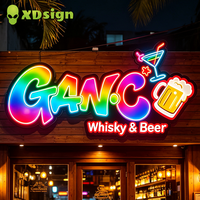 Enseigne néon LED personnalisée pour l'Oktoberfest, contrôle Bluetooth XDsign, lumière pour festival de la bière, publicité pour bars et décoration de fête