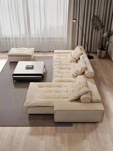 ชุดโซฟาห้องนั่งเล่นในบ้านแบบทันสมัยผ้ากำมะหยี่ที่นั่งพักผ่อนแบบหนึ่งที่นั่ง - Product Image 2