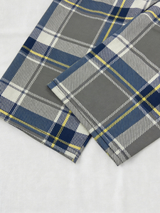 Ensembles de pyjamas décontractés pour femmes en gros, imprimé à carreaux, tissu tricoté doux pour le printemps, l'été et l'automne - Product Image 3