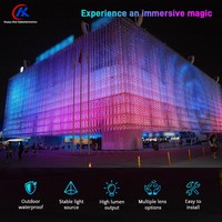 Source de lumière ponctuelle LED à 360 degrés, 24 V CC, étanche IP67, nœud numérique RVB pour l'éclairage paysager extérieur