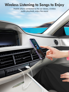 Adaptador RT08 <span class=keywords><strong>USB</strong></span> <span class=keywords><strong>Receptor</strong></span> de Audio Estéreo de 3.5mm Auto AUX <span class=keywords><strong>Receptor</strong></span> <span class=keywords><strong>Bluetooth</strong></span> <span class=keywords><strong>5.0</strong></span> - Product Image 2