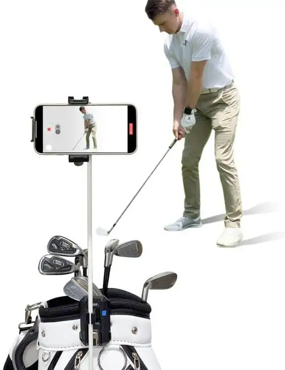 Dprofy golf telefone caddy metal clipe para magnético, anexado golf conjuntos de presente forma homens e mulheres