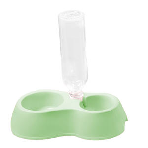 Grosir 2-in-1 makanan air terintegrasi pengumpan hewan peliharaan mangkuk ganda otomatis untuk kucing anjing portabel - Product Image 6