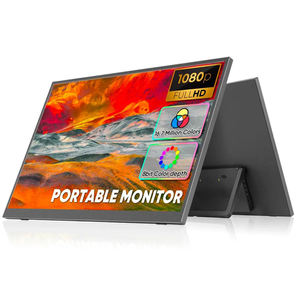 Moniteur de USB-C portable de <span class=keywords><strong>24</strong></span> <span class=keywords><strong>pouces</strong></span> avec taux de rafraîchissement de 100Hz Panneau 23.8 IPS Deuxième écran externe pour ordinateur portable de jeu Smartphone PC - Product Image 5