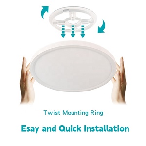 Độ Sáng Trần Vuông Đèn Chất Lượng Tốt 100W Thay Đổi Độ Sáng Cảm Biến Vòng Nhà Thông Minh <span class=keywords><strong>LED</strong></span> Đêm Trần Đèn Bảng Điều Chỉnh Ánh Sáng - Product Image 3