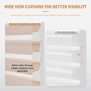 واي فاي ذكي كهربائي <span class=keywords><strong>Shangri</strong></span> <span class=keywords><strong>La</strong></span> Blind أوتوماتيكي ثلاثي الأسطوانة ستارة شفافة بطارية آلية ظلية ظلال ستائر <span class=keywords><strong>Shangri</strong></span>-<span class=keywords><strong>La</strong></span> - Product Image 3