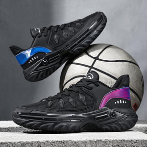 Zapatillas de baloncesto para guardias masculinos en juego real, zapatillas deportivas transpirables estilo juvenil para mujer con tacón bajo para competición - Product Image 5