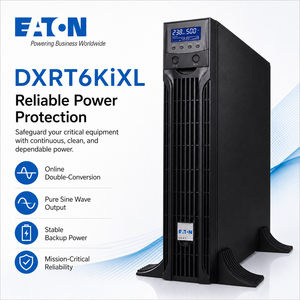 <span class=keywords><strong>Eaton</strong></span> Dxrt6kixl 6000va/6000W UpsEaton <span class=keywords><strong>Ups</strong></span> <span class=keywords><strong>6KVA</strong></span> Rack/Torre 6000va Carga 6000W Batería externa <span class=keywords><strong>Eaton</strong></span> Dxrt6kixl Accesorio - Product Image 4