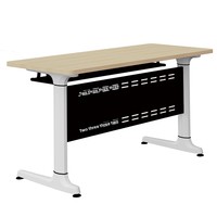 Ensemble table et chaises pliantes en bambou, table de formation rectangulaire, banc long mobile, table de conférence modulaire, table minimaliste à deux places