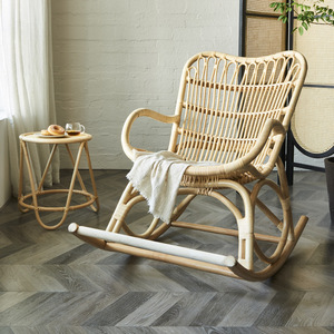 <span class=keywords><strong>Fauteuil</strong></span> à bascule inclinable en rotin naturel tissé pour salon et balcon, été, <span class=keywords><strong>Boconcept</strong></span> Indonésie - Product Image 4