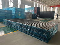 Conteneur pliable modulaire temporaire de luxe de 20 pieds pour installation rapide au Nicaragua, maison préfabriquée sûre et pliable en X