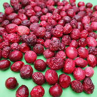 100% natuurlijk gevriesdroogd fruit, bulkverpakking, hele cranberry's, blauwe bessen, zoete mango, gekweekt in koele, droge, schone plaatsen